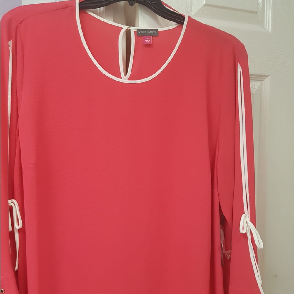 Plus Size Vince Camuto Pink Top Size 2X